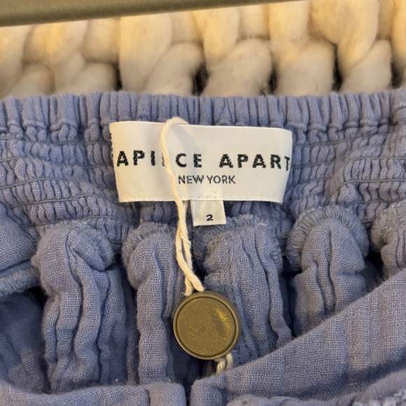 Apiece Apart Light Blue Ruffled Blouse - Picture 6 of 16